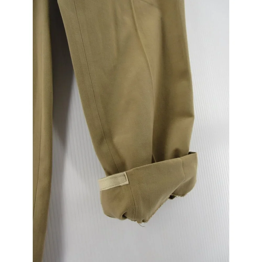 Ermenegildo Zegna Pants 36X29 Tan Soft Chino Khakis Trousers Italy 52